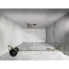 Mexen Lunar Duschdrehdoor rechts 130 cm, transparent, gebürstetes Gold - 834S-130-050-55-00-P
