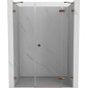 Mexen Lunar Duschschwingtür rechts 150 cm, transparent, Roségold - 834S-150-050-60-00-P