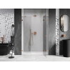 Mexen Lunar Duschschwingtür rechts 150 cm, transparent, Roségold - 834S-150-050-60-00-P