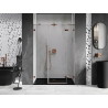 Mexen Lunar Duschschwingtür rechts 150 cm, transparent, Roségold - 834S-150-050-60-00-P