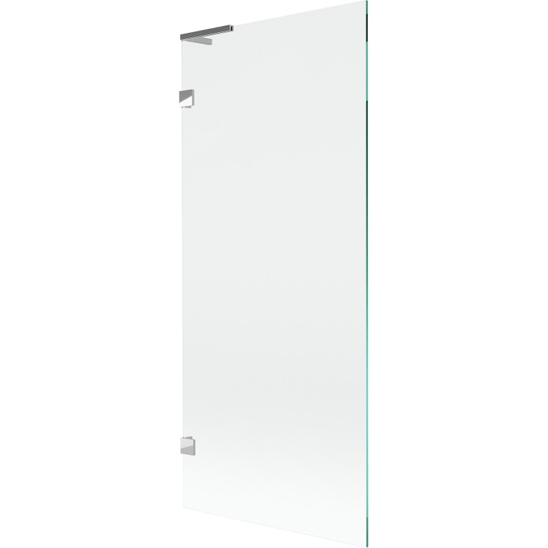 Mexen Lunar L Badewannenabtrennung 1-flügelig 80 x 150 cm, transparent, Chrom - 897L-080-000-01-00