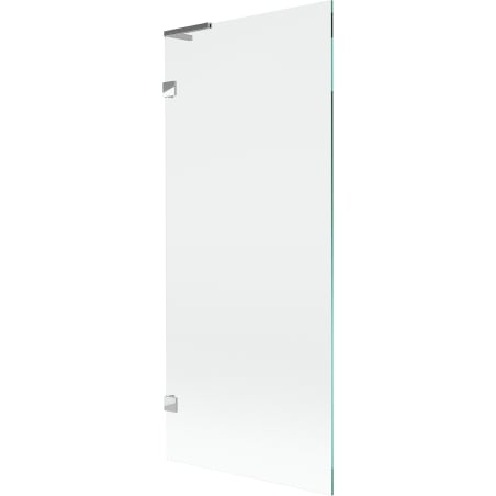 Mexen Lunar L Badewannenabtrennung 1-flügelig 80 x 150 cm, transparent, Chrom - 897L-080-000-01-00