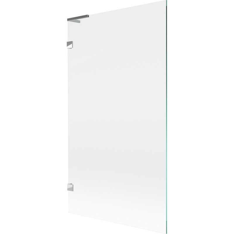 Mexen Lunar L Badewannenabtrennung 1-flügelig 100 x 150 cm, transparent, Chrom - 897L-100-000-01-00