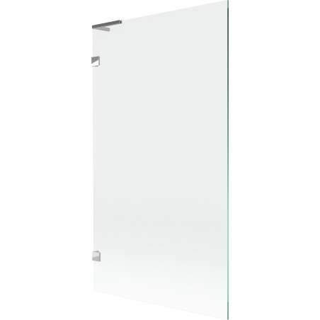 Mexen Lunar L Badewannenabtrennung 1-flügelig 100 x 150 cm, transparent, Chrom - 897L-100-000-01-00