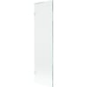 Mexen Lunar L Badewannenabtrennung 1-flügelig 50 x 150 cm, transparent, weiß - 897L-050-000-20-00
