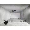 Mexen Lunar Duschtür rechts angeschlagen 145 cm, transparent, gebürstet gun gray - 834S-145-050-66-00-P