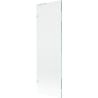 Mexen Lunar L Badewannenabtrennung 1-flügelig 60 x 150 cm, transparent, weiß - 897L-060-000-20-00