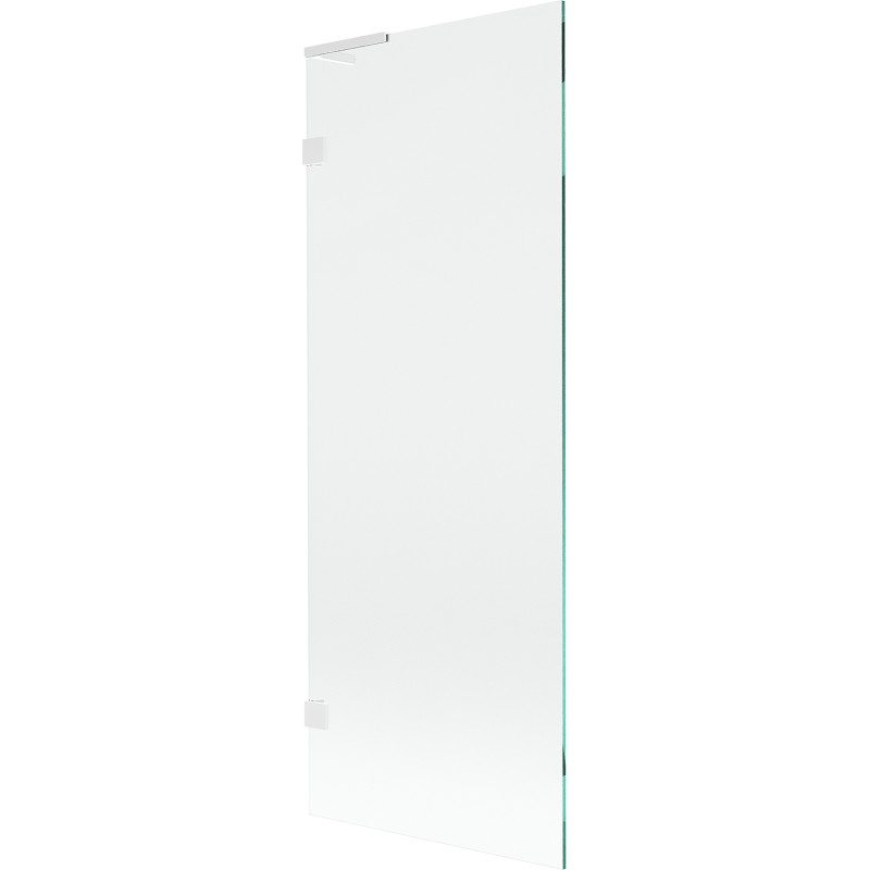 Mexen Lunar L Badewannenfaltwand 1-flügelig 70 x 150 cm, transparent, weiß - 897L-070-000-20-00