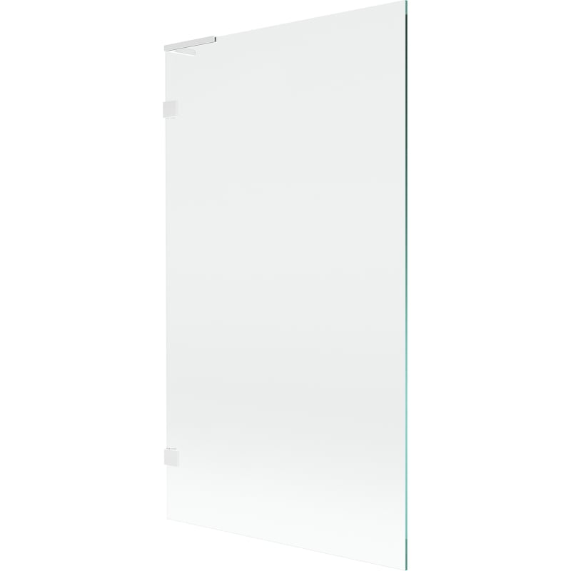 Mexen Lunar L Badeparavent 1-flügelig 100 x 150 cm, transparent, weiß - 897L-100-000-20-00