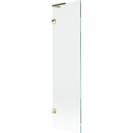 Mexen Lunar L Badewannenwand 1-flügelig 50 x 150 cm, transparent, gold - 897L-050-000-50-00