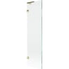 Mexen Lunar L Badewannenwand 1-flügelig 50 x 150 cm, transparent, gold - 897L-050-000-50-00