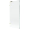 Mexen Lunar L Badezimmertür 1-flügelig 80 x 150 cm, transparent, gold - 897L-080-000-50-00
