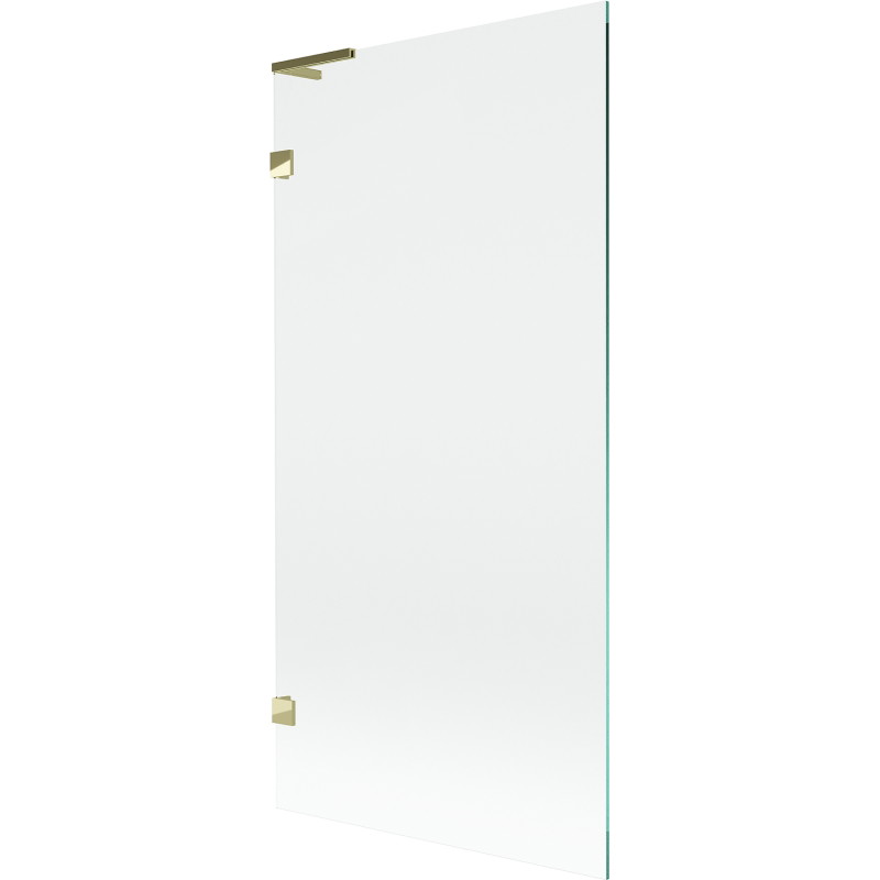Mexen Lunar L Badewannenfaltwand 1-flügelig 90 x 150 cm, transparent, gold - 897L-090-000-50-00