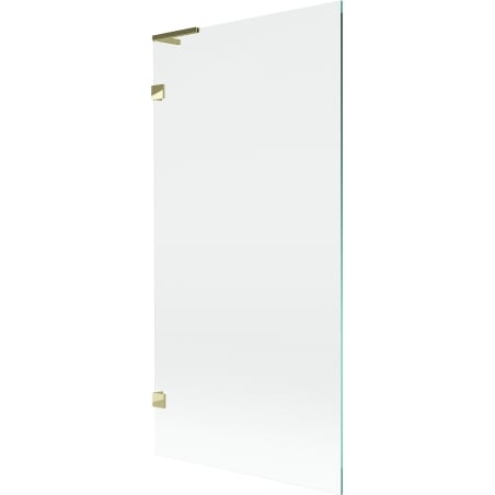 Mexen Lunar L Badewannenfaltwand 1-flügelig 90 x 150 cm, transparent, gold - 897L-090-000-50-00