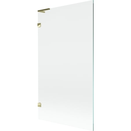 Mexen Lunar L Badewannen-Faltwand einteilig 100 x 150 cm, transparent, gold - 897L-100-000-50-00