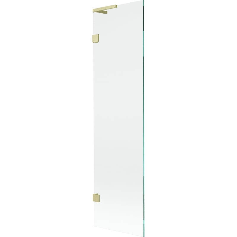 Mexen Lunar L Badewannenabtrennung einflügelig 50 x 150 cm, transparent, gebürstetes Gold - 897L-050-000-55-00