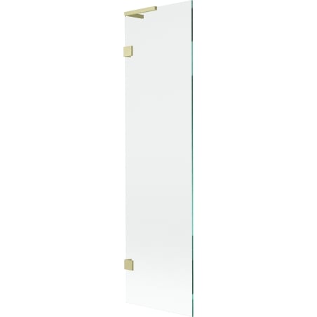 Mexen Lunar L Badewannenabtrennung einflügelig 50 x 150 cm, transparent, gebürstetes Gold - 897L-050-000-55-00