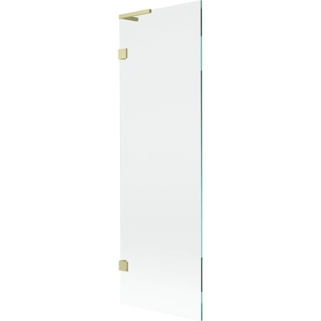Mexen Lunar L Badewannen-Duschwand 1-flügelig 60 x 150 cm, transparent, gebürstet Gold - 897L-060-000-55-00