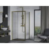Mexen Apia Duschkabine Schiebetür 120 x 70 cm, transparent, gold - 840-120-070-50-00