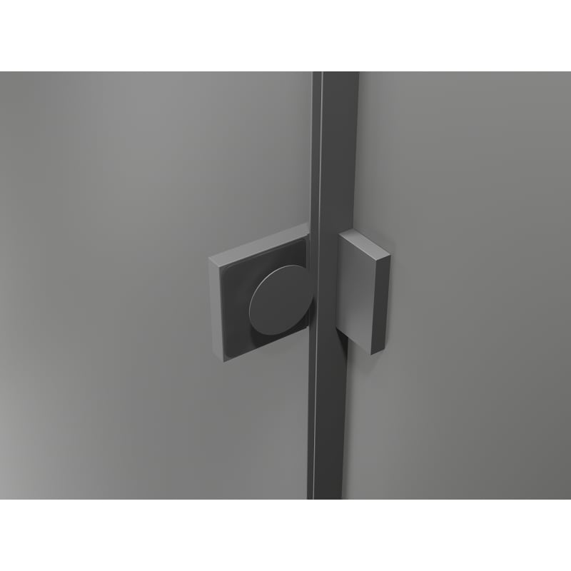 Mexen Lunar Duschdrehtür rechts 120 cm, transparent, Gun Metal - 834S-120-050-95-00-P