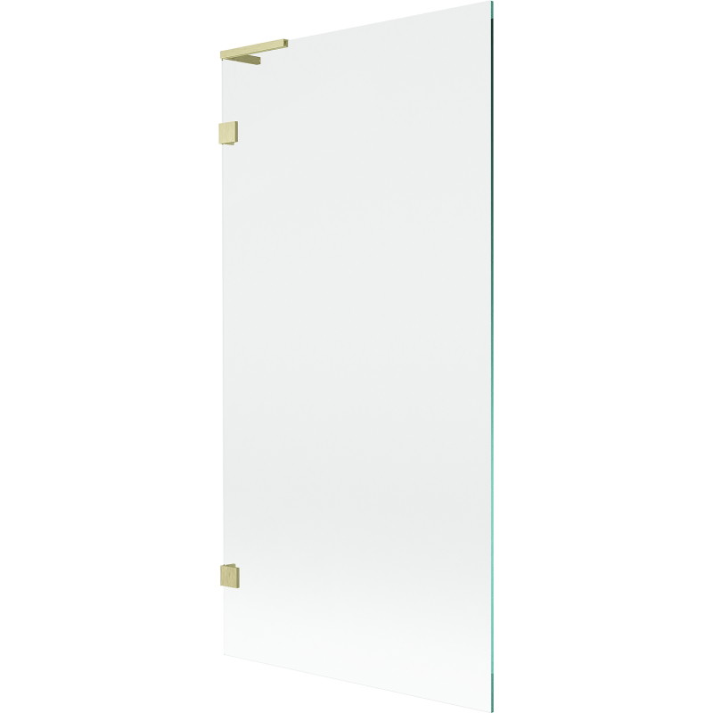 Mexen Lunar L Badewannenfaltwand 1-flügelig 90 x 150 cm, transparent, gold gebürstet - 897L-090-000-55-00