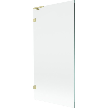 Mexen Lunar L Badewannenfaltwand 1-flügelig 90 x 150 cm, transparent, gold gebürstet - 897L-090-000-55-00