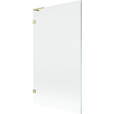 Mexen Lunar L Wannenschirm 1-flügelig 100 x 150 cm, transparent, gebürstetes Gold - 897L-100-000-55-00