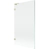 Mexen Lunar L Wannenschirm 1-flügelig 100 x 150 cm, transparent, gebürstetes Gold - 897L-100-000-55-00