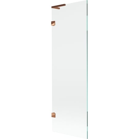 Mexen Lunar L Badewannenfaltwand 1-flügelig 60 x 150 cm, transparent, Roségold - 897L-060-000-60-00