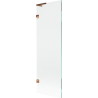 Mexen Lunar L Badewannenfaltwand 1-flügelig 60 x 150 cm, transparent, Roségold - 897L-060-000-60-00