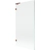 Mexen Lunar L Duschwand 1-flügelig 90 x 150 cm, transparent, Roségold - 897L-090-000-60-00