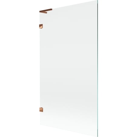 Mexen Lunar L Duschwand 1-flügelig 100 x 150 cm, transparent, Roségold - 897L-100-000-60-00
