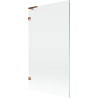 Mexen Lunar L Duschwand 1-flügelig 100 x 150 cm, transparent, Roségold - 897L-100-000-60-00
