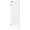 Mexen Lunar L Badewannenfaltwand einflügelig 70 x 150 cm, transparent, gebürstetes Kupfer - 897L-070-000-65-00