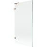 Mexen Lunar L Wannenspiegel einflügelig 90 x 150 cm, transparent, gebürstetes Kupfer - 897L-090-000-65-00