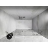 Mexen Lunar Duschdrehtür rechts 150 cm, transparent, gebürsteter Nickel - 834S-150-050-97-00-P