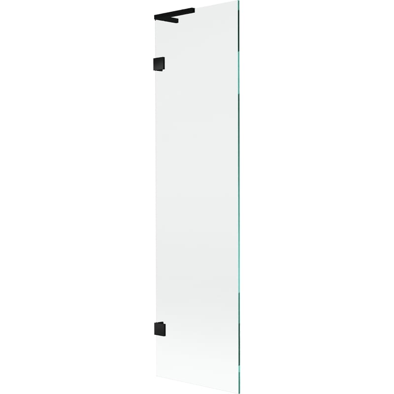 Mexen Lunar L Badewannenabtrennung 1-flügelig 50 x 150 cm, transparent, schwarz - 897L-050-000-70-00