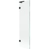 Mexen Lunar L Badewannenabtrennung 1-flügelig 50 x 150 cm, transparent, schwarz - 897L-050-000-70-00