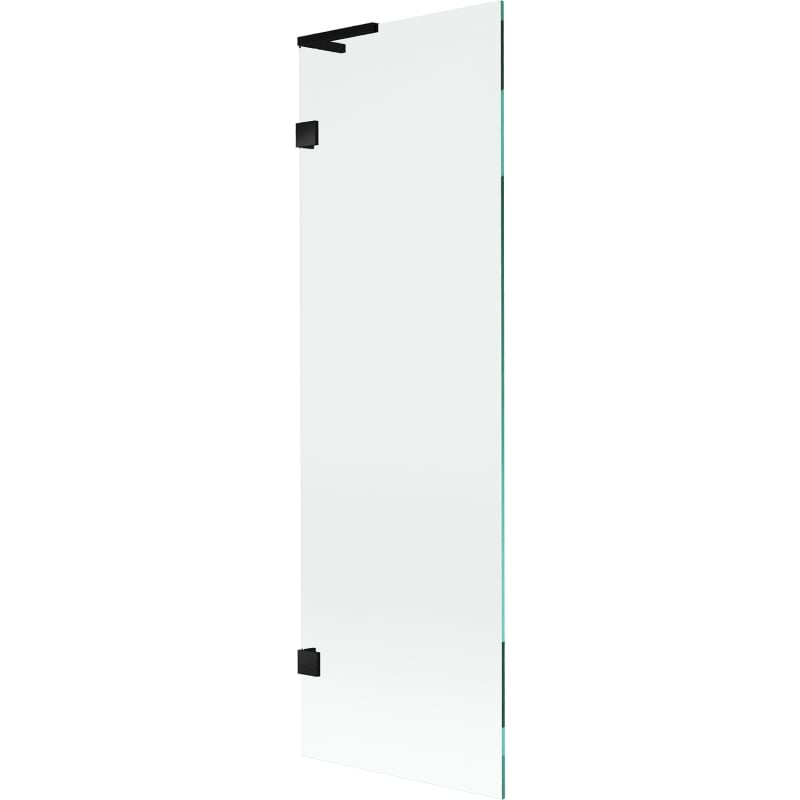 Mexen Lunar L Badewannenwand 1-flügelig 60 x 150 cm, transparent, schwarz - 897L-060-000-70-00