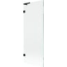Mexen Lunar L Badewannenwand 1-flügelig 70 x 150 cm, transparent, schwarz - 897L-070-000-70-00