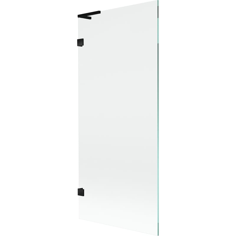 Mexen Lunar L Duschwand 1-flügelig 80 x 150 cm, transparent, schwarz - 897L-080-000-70-00