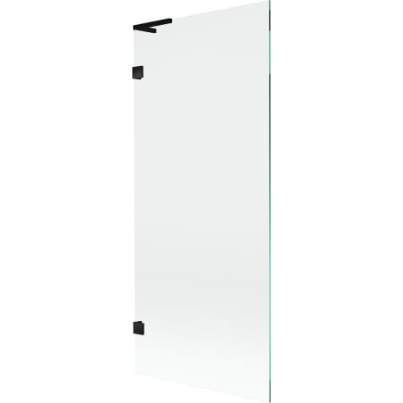 Mexen Lunar L Duschwand 1-flügelig 80 x 150 cm, transparent, schwarz - 897L-080-000-70-00