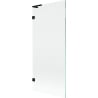 Mexen Lunar L Duschwand 1-flügelig 80 x 150 cm, transparent, schwarz - 897L-080-000-70-00