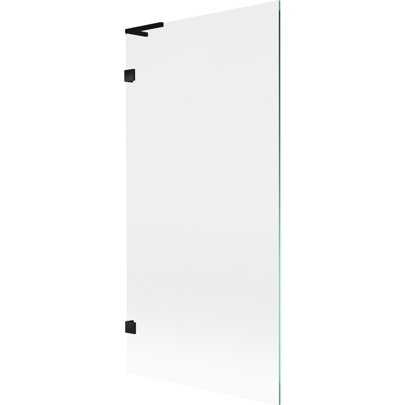 Mexen Lunar L Badewannenfaltwand 1-flügelig 90 x 150 cm, transparent, schwarz - 897L-090-000-70-00