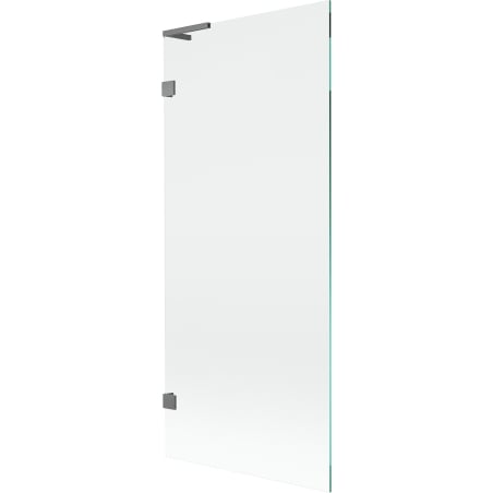 Mexen Lunar L Badewannenwand 1-flügelig 80 x 150 cm, transparent, Gun Metal - 897L-080-000-95-00