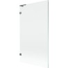 Mexen Lunar L Badewannenabtrennung 1-flügelig 100 x 150 cm, transparent, Gun Metal - 897L-100-000-95-00