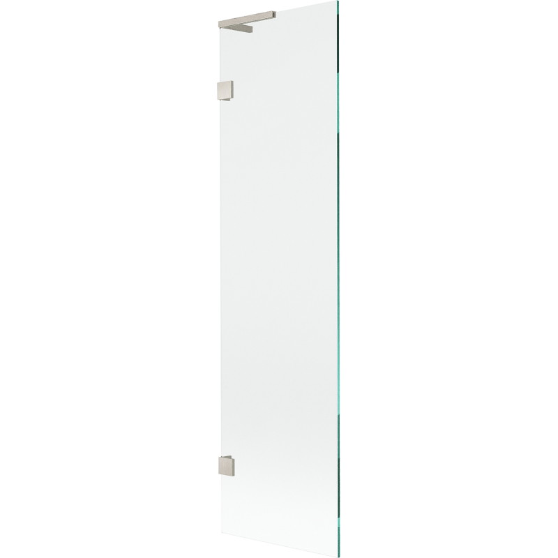 Mexen Lunar L Wannenschirm 1-flügelig 50 x 150 cm, transparent, gebürsteter Nickel - 897L-050-000-97-00