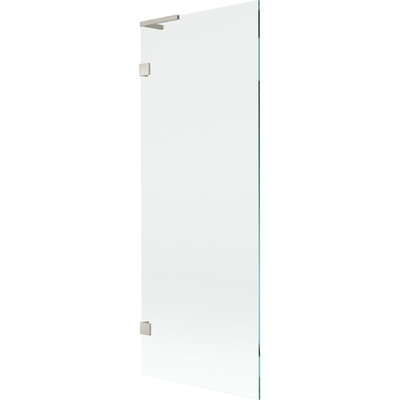 Mexen Lunar L Badewannenabtrennung 1-flügelig 70 x 150 cm, transparent, gebürsteter Nickel - 897L-070-000-97-00
