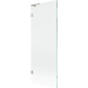 Mexen Lunar L Badewannenabtrennung 1-flügelig 70 x 150 cm, transparent, gebürsteter Nickel - 897L-070-000-97-00