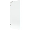 Mexen Lunar L Badewannenfaltwand 1-flügelig 80 x 150 cm, transparent, gebürsteter Nickel - 897L-080-000-97-00